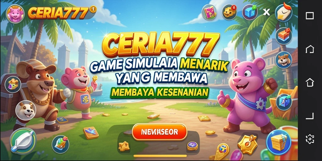 Tampilan gameplay CERIA777 yang menarik dan interaktif.
