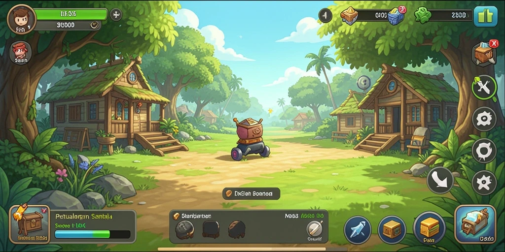 Tampilan gameplay DKK yang menarik dan penuh strategi.