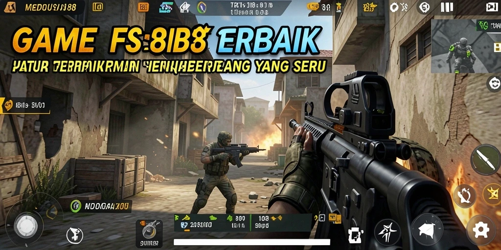 Tampilan gameplay seru dari MEDUSA88 dengan aksi tembak menembak yang intens.