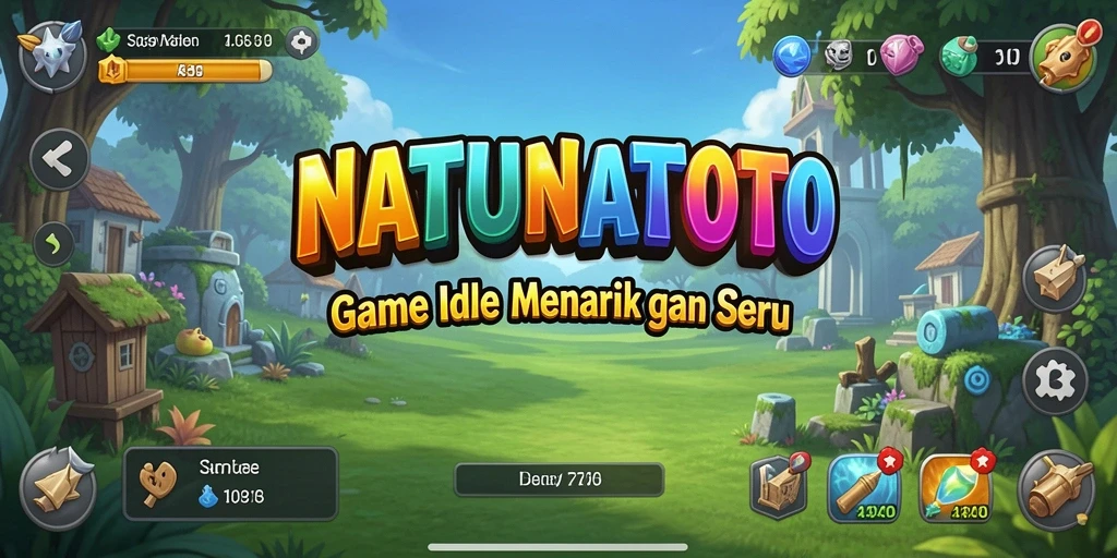 Screenshot permainan <strong>NATUNATOTO</strong> menampilkan gameplay yang santai dan menarik.