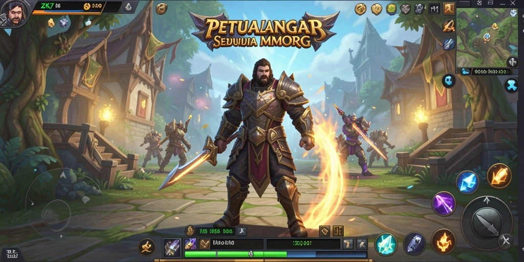 Tampilan gameplay <strong>ZK7</strong> yang seru dan penuh tantangan.
