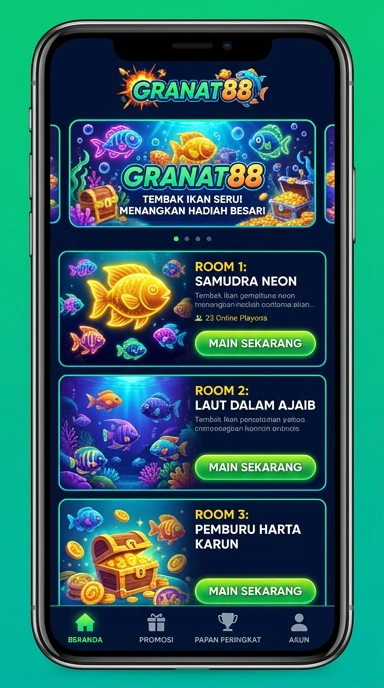 Tampilan antarmuka granat88 yang sederhana dan menarik.